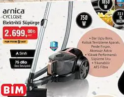 ARNİCA CYCLONE ELEKTRİKLİ SÜPÜRGE ARNİCA CYCLONE ELEKTRİKLİ SÜPÜRGE